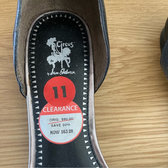 Sam Edelman Size 11 Black & White Slingback Flats - NWT - Picture 3 of 7